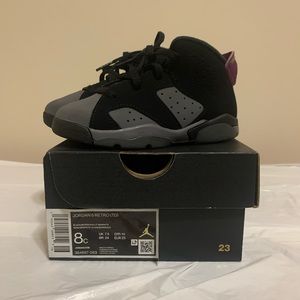 Jordan 6 Retro (TD) Black/Bordeaux-LT Graphite